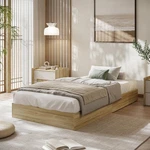 Platform Bed Frame Twin Size,floor-standing With Wooden Slat New. Fixed Price $84.79.
