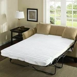 Madison Park Essentials Frisco Fine Fiber White Sofa BASI16-0190. Fixed Price $1000.00.