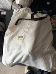 Serta Queen Inflatable Mattress Beige Solid Airbed With Carry Bag. Fixed Price $50.00.