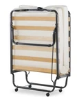 Linon Luxor Roll Away Folding Bed + Memory Foam Mattress New Box. Fixed Price $220.00.