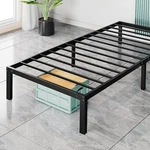 14 Inch Heavy Duty Metal Platform Bed Frame Twin Size Sturdy Steel Slat Support. Fixed Price $45.07.