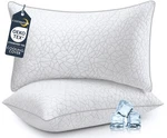 Bed Pillows Queen Size Set Of 2 Breathable Down Alternative Cooling Cozsinoor. Fixed Price $89.99.