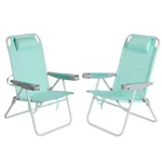 Beach Chairs 2 Pack 500 Lb Heavy Duty Foldable Portable Sunnyfeel Tall Oversized. Fixed Price $299.99.