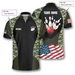Strike Camouflage Waving Custom Bowling Jerseys For Men, Personalized Name. Fixed Price $34.99.