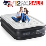 16" Cama Inflable Queen Size Para Adultos Colch De Aire Con Bomba Incorporada. Fixed Price $71.74.