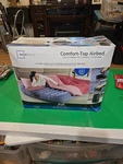 Mainstays Home Full Size Comfort-top Airbed W/ Built Battery Pump Blue New(i). Fixed Price $30.00.