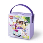 Lego Friends Lunch Box With Handle, Lavender. Fixed Price $26.99.