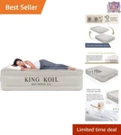 Adjustable Plush Firm California King Air Mattress - Ideal Home And Camping. Fixed Price $225.99.