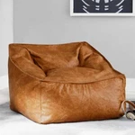 Chair Pu Leather Cover Without Filler Couch Pouf So.... Fixed Price $114.31.