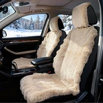 Universal Winter Fur Car Front Seat Cover Long Wool Cushion Protectors MAT-1PC. Fixed Price $23.90.