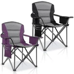 Lanmountain 2-PACK Padded Oversized Camping Chairs For Adults, 400LB Support. Fixed Price $149.98.