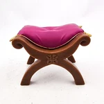 Disney Princess Vanity Ottoman Stool Doll Furniture Purple Seat Toy Accessory. Fixed Price $7.15.