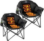 Naizea Oversized Camping Chair Padded Saucer 3 Heat Levels For Back & Seat. Fixed Price $134.99.