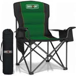 Overmont Oversized Folding Camping Chair - 450LBS Support With 1PC, Green. Fixed Price $97.82.