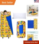 Kids Nap Cozy Sleep Mattress With Pillow For School Travel. Fixed Price $119.61.