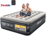 Queen Air Mattress With Built Pump, Inflatable Blow Up Bed 18 Raised. Fixed Price $113.43.