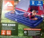 New Ozark Trail Twin Size Inflatable Air Bed Mattress (blue). Fixed Price $14.99.
