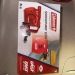 Coleman 120 Volt Electric Handheld Pump/inflator. Fixed Price $16.99.