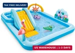 Intex 96" 78" 28" Inflatable Jungle Adventure Play Center Spray Kiddie Pool. Fixed Price $125.04.