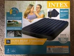 Intex Classic Downy Airbed Set W/ 2 Pillows Double Quick Hand PUMP-QUEEN-64765E. Fixed Price $75.00.