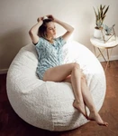 Cordaroy's Bean Bag Queen Size Faux Fur. Fixed Price $239.99.