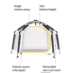 Veer Kids Basecamp Recreational Pop-up Tent Trail Rated Beach Or Shelter. Fixed Price $159.99.