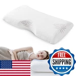 Mlily Egohome Cervical Neck Pillow Aloe Vera Infused Memory Foam Side Sleeper. Fixed Price $57.04.