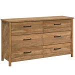 Bowery Hill Engineered Wood 6-DRAWER Dresser Sindoori Mango/natural. Fixed Price $422.01.