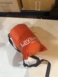 Orange Laybag Inflatable Air Lounge Sofa Camping Outdoors Portable Waterproof. Fixed Price $25.00.