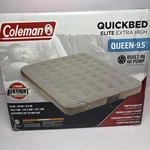 Coleman Queen Quickbed Elite With Built-in 4D Pump 9.5". Fixed Price $27.99.