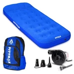 Pittman Outdoors Kids Air Mattress, 74" X 30" Bed W/ Pump & Backpack, Blue. Fixed Price $49.99.