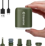 Traverse Nano Inflatable Pump With Built-in Lantern & Magnetic Design Green. Fixed Price $32.88.