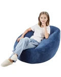 New/bean Bag Chair, 3 Feet With Soft Armrests And Storage Pocket,. Fixed Price $87.00.