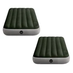 Intex Dura-beam Standard Downy Air Mattress W/built-in Foot Pump, Twin, 2 Pack. Fixed Price $41.99.