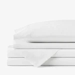 The Company Store Classic Cool Cotton Percale Bed Sheet Set Solid 100%. Fixed Price $57.00.