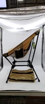 Oragati Ergonomic Fold-out Camping Chair With Adjustable Height Khaki. Fixed Price $39.73.