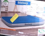 Bestway 12-INCH Full Air Mattress With Built-in Pump And Antimicrobial Coating. Fixed Price $26.99.