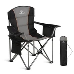 Alpha Oversized Heavy Duty Lawn Chair With Cooler Bag Camping 450LBS. Fixed Price $66.49.