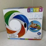 Intex Color Whirl 48" Swimming Pool Beach & Lake Inflatable Tube Float - New. Fixed Price $11.69.