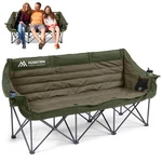 Huskfirm Folding Double Camping Chair Green. Fixed Price $179.99.