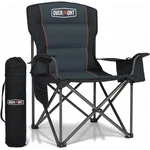 Overmont Oversized Folding Camping Chair - 450LBS Support With Padded Cushion.... Fixed Price $83.48.