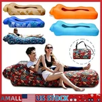 Inflatable Lounger Sofa Lazy Bed Travel Cammping Blow Up Beach Chair & Bag. Fixed Price $29.39.