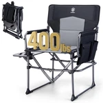 Best Ever Advanced Camping Directors' Chair With Side Table, Portable Folding. Fixed Price $113.52.