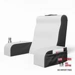 Lbs Wedge Reading Cushion, Back Pillow For Bed Sitting Standard Grey/white. Fixed Price $57.99.