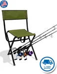Leadallway Folding Fishing Chair With Rod Holder,green. Fixed Price $62.21.