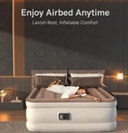 *new* Natracalm Luxury Queen Air Mattress With Built In Pump Blow Up. Fixed Price $45.99.
