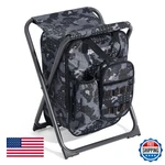 X Strike Backpack Fishing Chair With Cooler Bag, Foldable Camping Stool For Adul. Fixed Price $68.95.