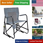250 Lbs Capacity Gci Freestyle Rocking Chair Perfect For Outdoor Relaxation. Fixed Price $127.99.