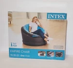 Intex Empire Chair Inflatable Lounge Seat Blue - Indoor Use 44X43X27 New. Fixed Price $45.99.