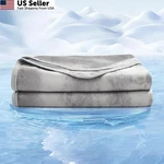 Emme Cooling Blanket 50"X70", Q-max 0.5 THROW(50"X 70"), 05-TIE Dye Grey. Fixed Price $35.16.